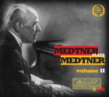 WYCOFANY  Medtner plays Medtner Vol. 2 - Piano Concertos 1 - 3; Sonata
